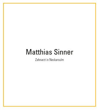 Matthias Sinner